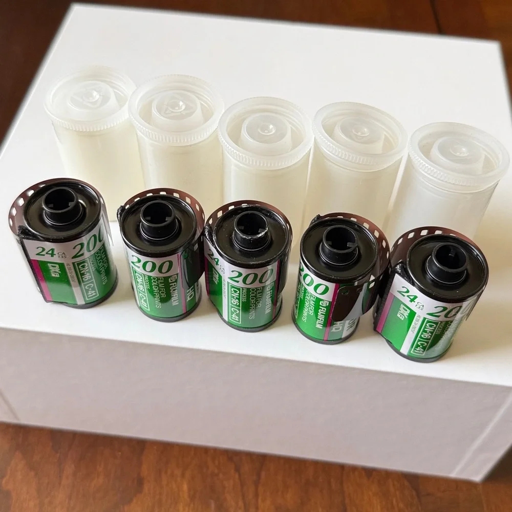 Fujifilm Super HQ 200 ISO 24 35mm Color Film Rolls expired date